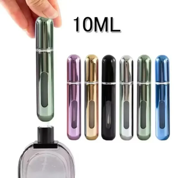 10ML Portable Refillable empty Perfume Atomizer Bottle–2pcs - Image 4