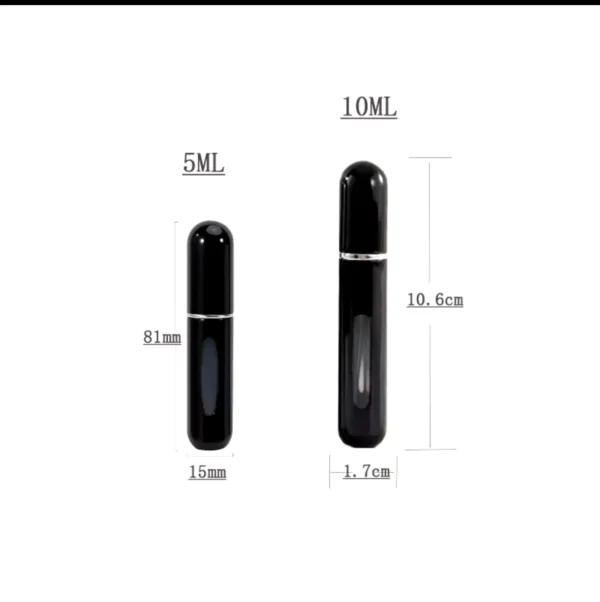 10ML Portable Refillable empty Perfume Atomizer Bottle–1pcs - Image 2