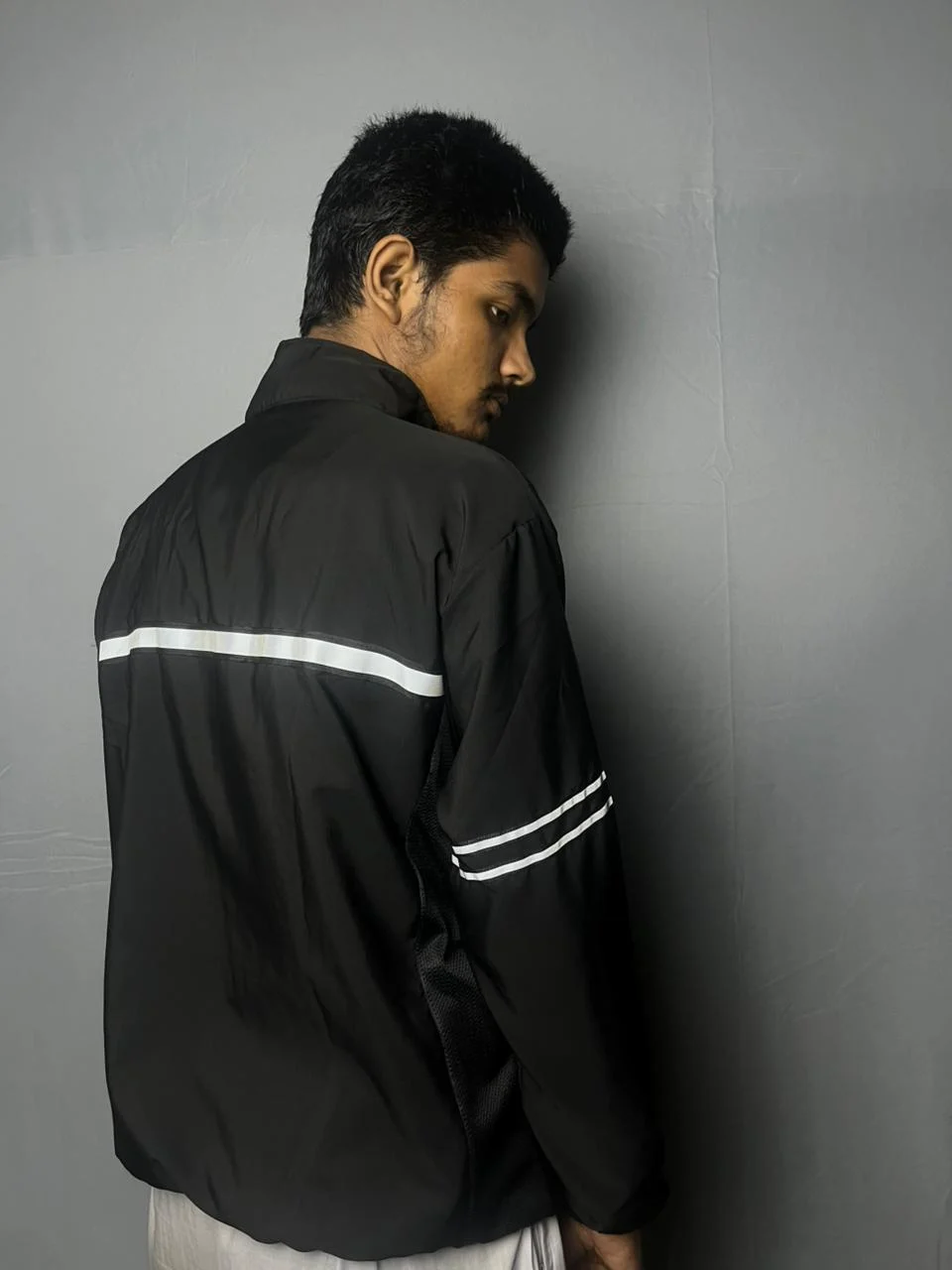 Gv Premium Windbreaker Dust coat for biker-Black-BGV04 - Image 5