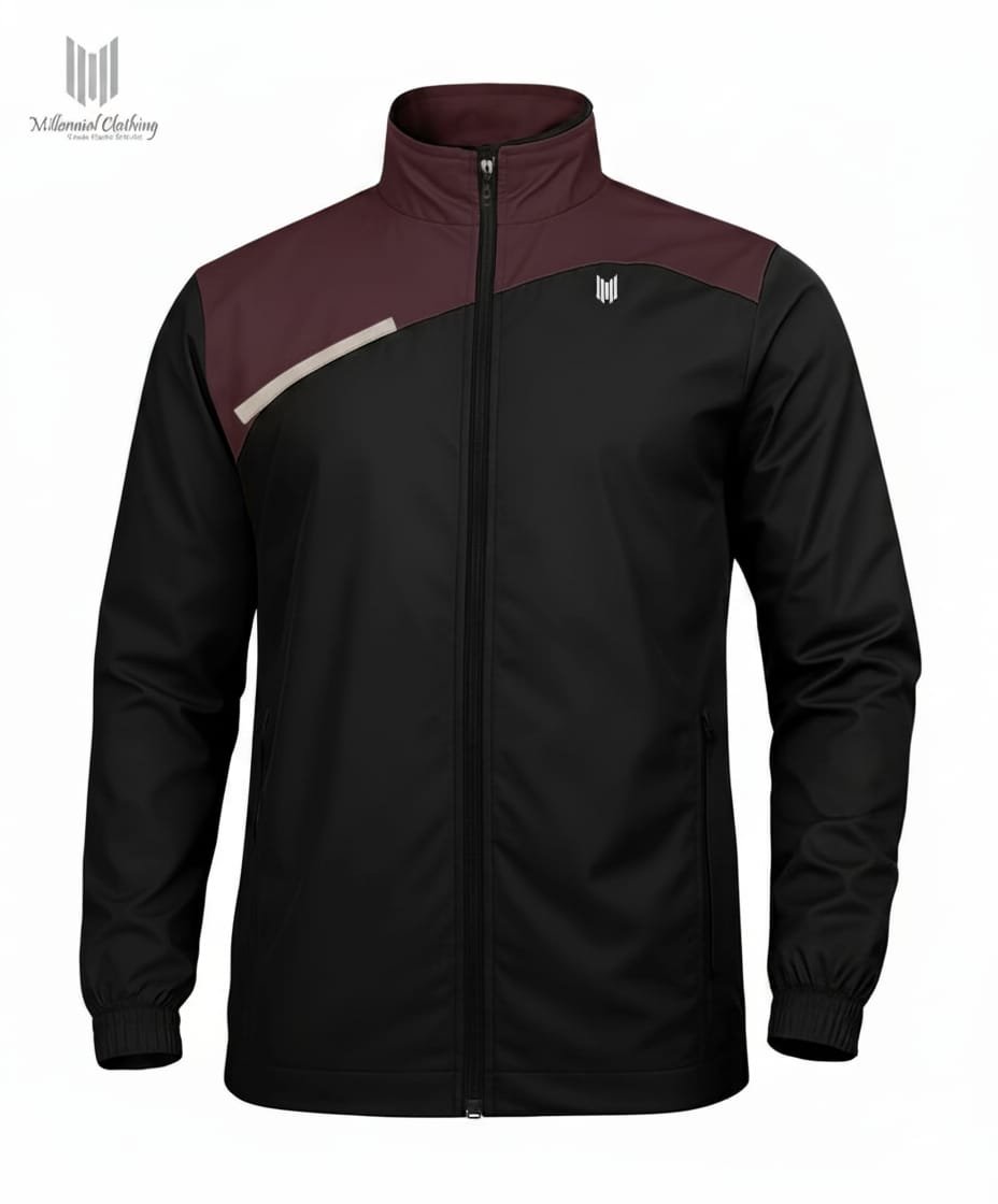 Dust Coat-Black Maroon-MBM