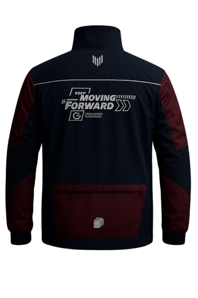 Premium Water Proof Dust coat-Oxblood Maroon+Deep Navy Blue-MPMB - Image 3