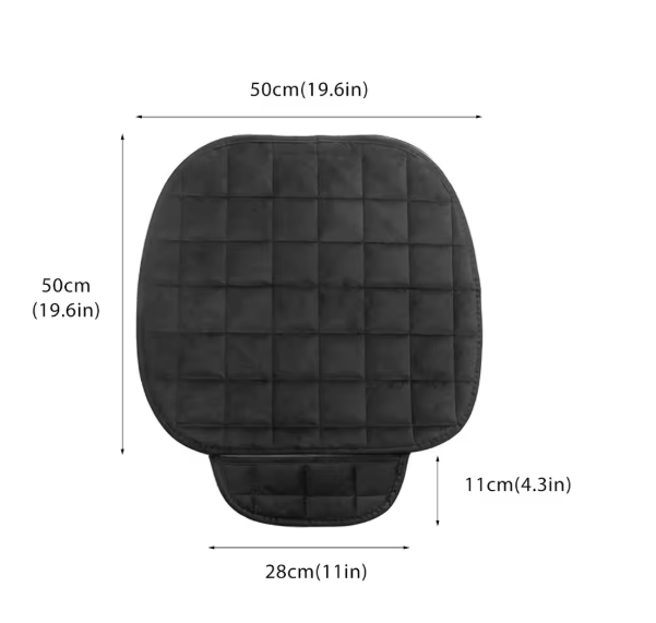 Car Seat Cover Winter Warm Universal Seat Cushion-2pcs pack - Image 2