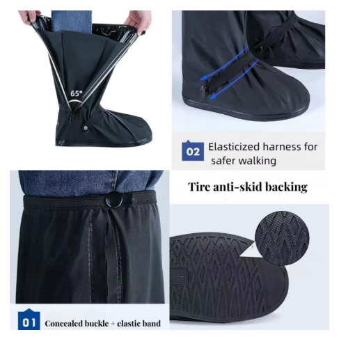 Waterproof Rain Shoe Cover - Image 2